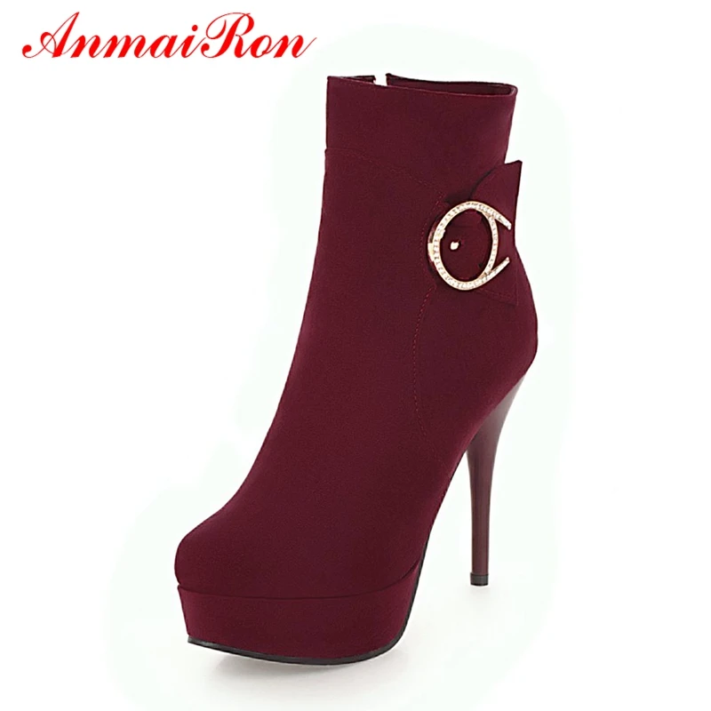ANMAIRON Women Ankle Boots Super High Heels Thin Heels Boots Winter Boots Women Pointed Toe Shoes Woman Size 34-47 LY047
ANMAIRON Women Ankle Boots Super High Heels Thin Heels Boots Winter Boots Women Pointed Toe Shoes Woman Size 34-47 LY047