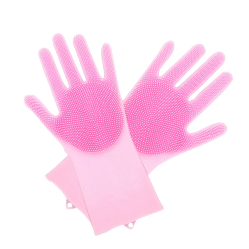 Magic Silicone Dishwashing Scrubber Dish Washing Sponge Rubber Scrub Gloves Convenient Kitchen Cleaning Household 1 Pair
Magic Silicone Dishwashing Scrubber Dish Washing Sponge Rubber Scrub Gloves Convenient Kitchen Cleaning Household 1 Pair