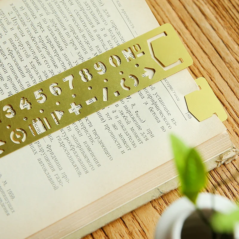 Vintage Retro Total Brass Engraving Ruler with Gorgeous English Letter Number Punctuation Match for Planner Filofax Notebook 102
Vintage Retro Total Brass Engraving Ruler with Gorgeous English Letter Number Punctuation Match for Planner Filofax Notebook 102