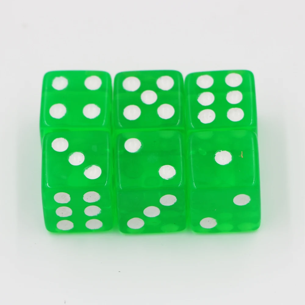 100pcs/lot Acrylic Transparent Green Right Angle Dice 16mm #16 High-end Poker Dice
100pcs/lot Acrylic Transparent Green Right Angle Dice 16mm #16 High-end Poker Dice