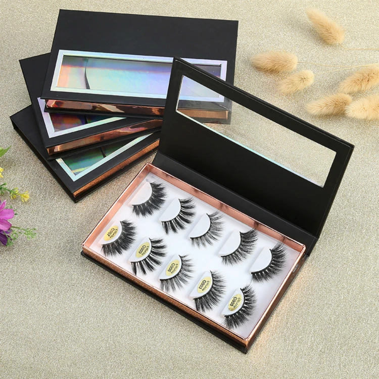 3D Mink Eyelashes packaging box holographic Paper box 5 pairs False eyelashes Packaging cardboard Fake eyelash Packaging Box
3D Mink Eyelashes packaging box holographic Paper box 5 pairs False eyelashes Packaging cardboard Fake eyelash Packaging Box