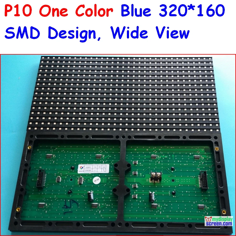 

p10 blue led panel,smd semi-outdoor , indoor use 320*160 32*16 , hub12 monochrome,SMD wide view angle,high brightness
