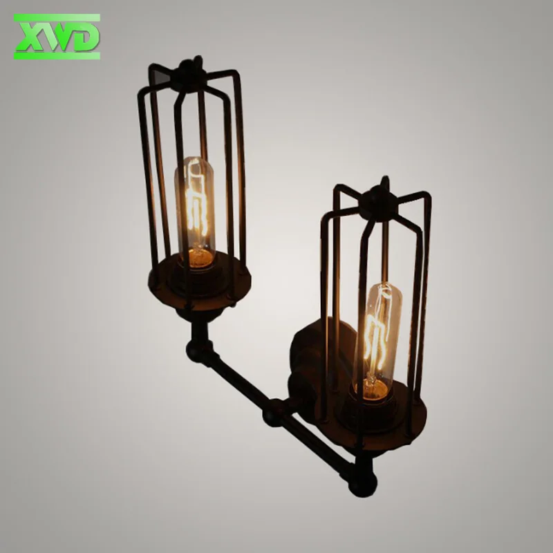 

Vintage U Shape Iron Painted Indoor Wall Lamp Industry/Club/Dining Hall/Foyer/Shop Lighting E27 Lamp Holder 110-240V