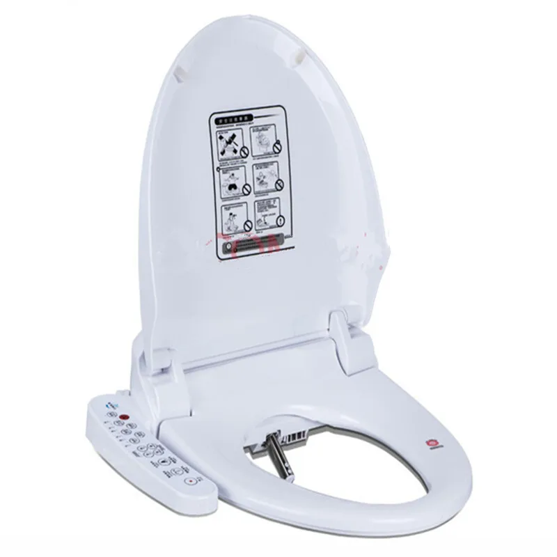 

Smart Toilet Lid Heated Toilet Seat Cover Bidet Toilet Seats Squat Intelligent Automatic Electronic Bathroom Toilet Flush Hinge