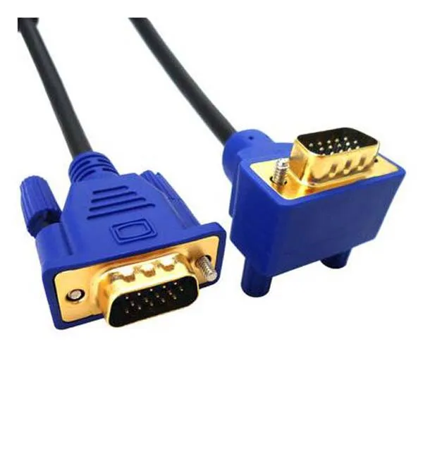 VGA cable with angle side in right direction 1.5M 
VGA cable with angle side in right direction 1.5M