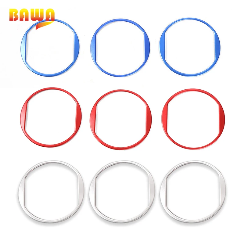 BAWA 3 Colors ABS Car Dashboard Central Air Conditioner Vent Ring Trim Sticker For Ford Mustang 2015 Up Car Styling
BAWA 3 Colors ABS Car Dashboard Central Air Conditioner Vent Ring Trim Sticker For Ford Mustang 2015 Up Car Styling