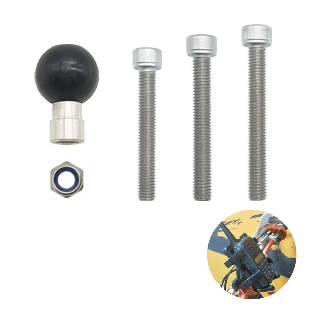 Universal Motorcycle Mobile Phone Bracket Support Holder Fixed Ball Head M8 Screw Fixed Ball Modification Refit Kit biological
Universal Motorcycle Mobile Phone Bracket Support Holder Fixed Ball Head M8 Screw Fixed Ball Modification Refit Kit biological