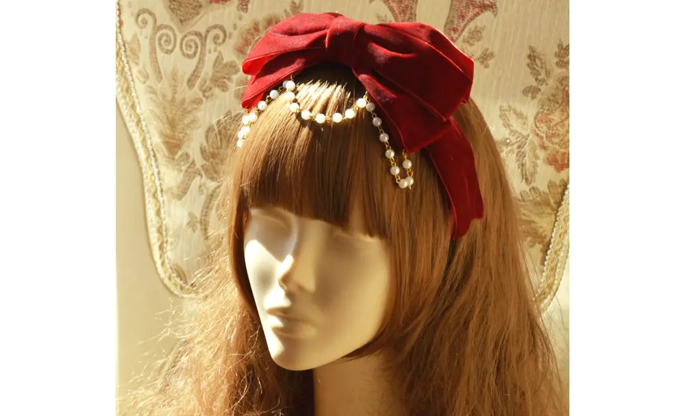 Princess sweet lolita Hairbands pearl beads velvet Headband Bow Headband multicolor kc Lolita Dress Accessories MHTSP024
Princess sweet lolita Hairbands pearl beads velvet Headband Bow Headband multicolor kc Lolita Dress Accessories MHTSP024