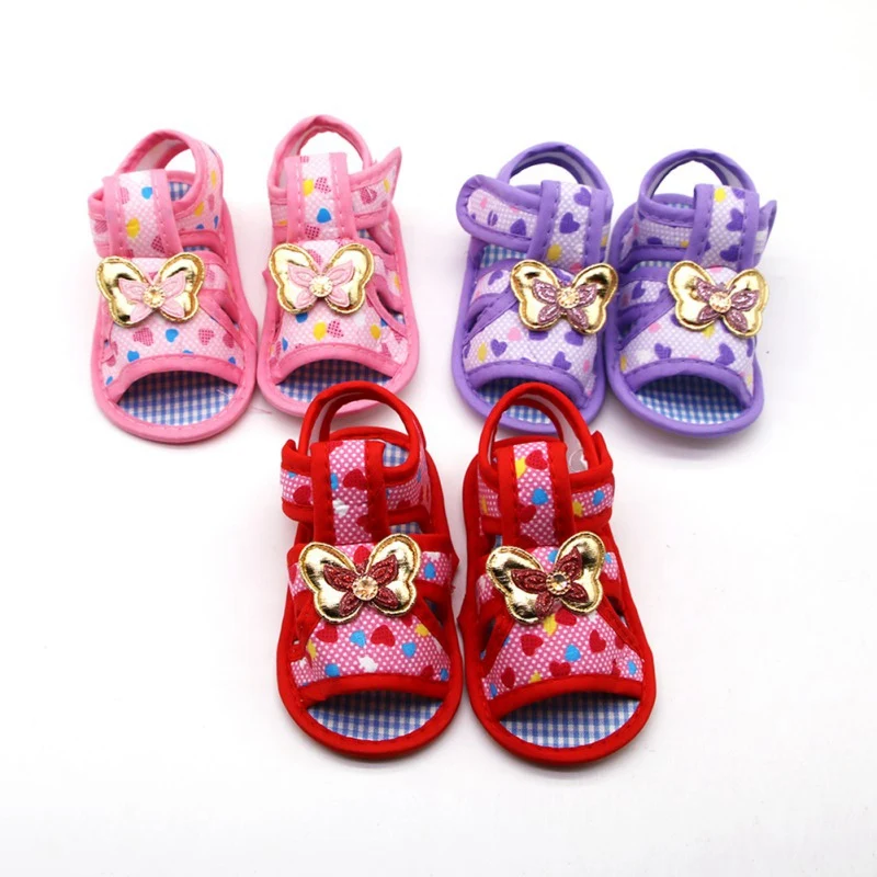 Детские сандалии для девочек Нескользящие с мягкой подошвой малышей прогулочная