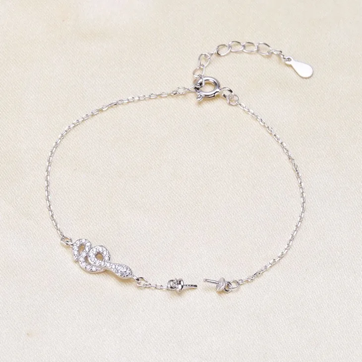 925 Sterling Silver Pearl Bracelet Mountings Fashion Bangle Findings Jewelry Parts Fittings Accessories, 3pcs/lot
925 Sterling Silver Pearl Bracelet Mountings Fashion Bangle Findings Jewelry Parts Fittings Accessories, 3pcs/lot