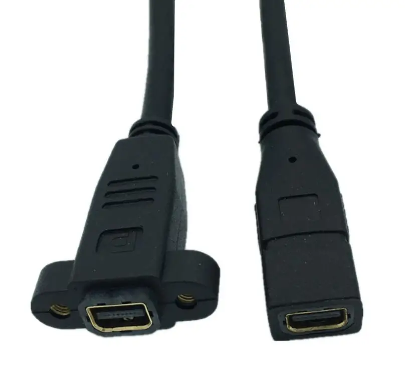 1FT 30CM MINI Display Port Female to Female Extension Cable Cord Mini DP Can Lock Panel Mount Cable Cable 30cm/0.3M
1FT 30CM MINI Display Port Female to Female Extension Cable Cord Mini DP Can Lock Panel Mount Cable Cable 30cm/0.3M