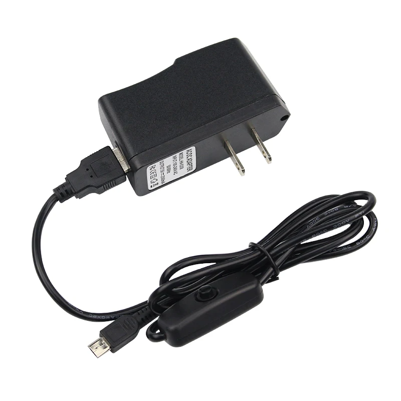 Питание 5 в 2.5A для Raspberry Pi 3 B + Power EU US UK AU кнопка переключения питания Micro USB адаптер