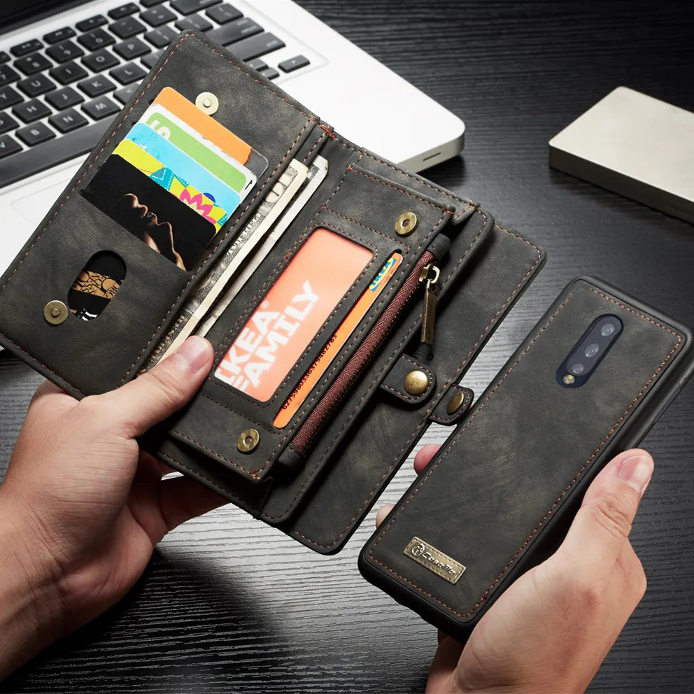 For OnePlus 7 /7 Pro Large Capacity Detachable Wallet Card Slot Photo Retro PU Leather Magnetic Flip Case Cover
For OnePlus 7 /7 Pro Large Capacity Detachable Wallet Card Slot Photo Retro PU Leather Magnetic Flip Case Cover