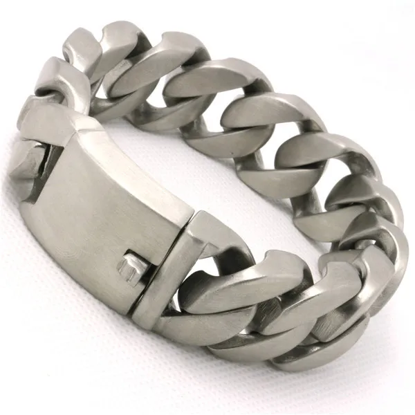 BC144 195g 22MM Dull Polish Cool Man Bracelet 316L Stainless Steel USA Biker Style Popular Valentine's Day Gift
BC144 195g 22MM Dull Polish Cool Man Bracelet 316L Stainless Steel USA Biker Style Popular Valentine's Day Gift