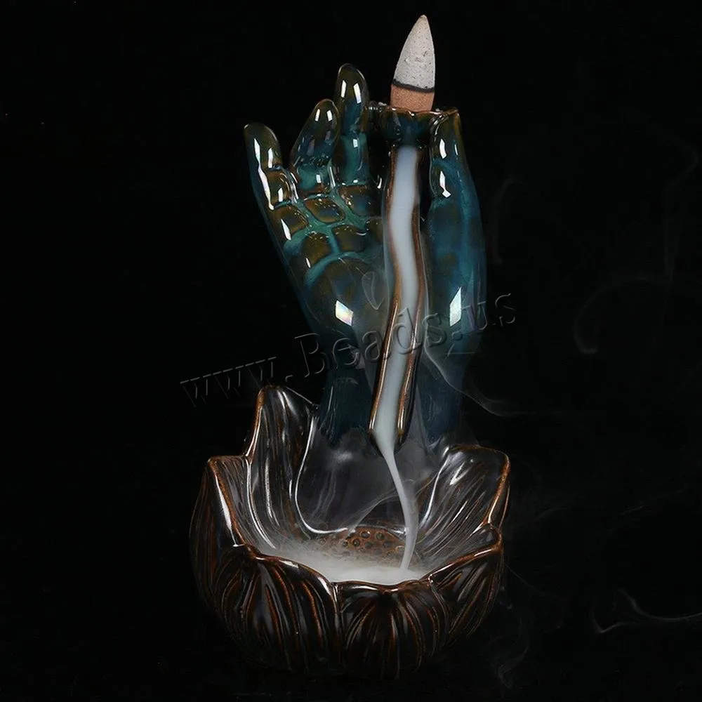 Ароматическая горелка для ручной работы с Буддой держатель ароматических