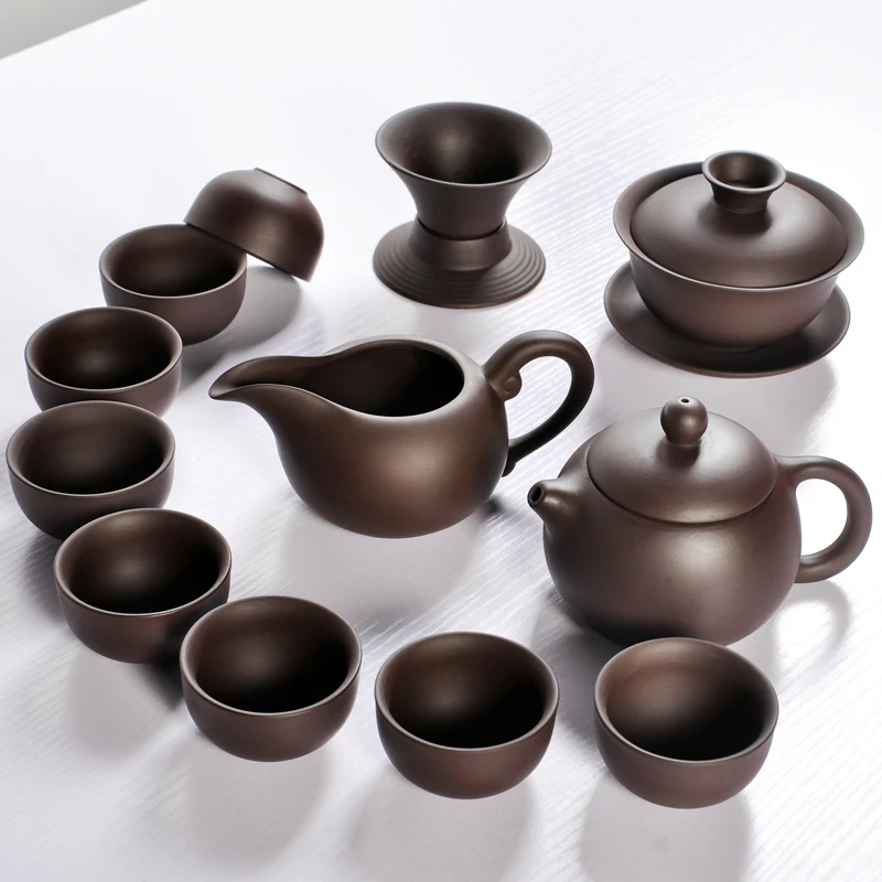 Hot Sale Ceramic Purple Clay Tea Set Chinese Drinkware High Quality Kung Fu Pot Infuser Xishi Gaiwan Teapot Serving Cup Teacup
Hot Sale Ceramic Purple Clay Tea Set Chinese Drinkware High Quality Kung Fu Pot Infuser Xishi Gaiwan Teapot Serving Cup Teacup