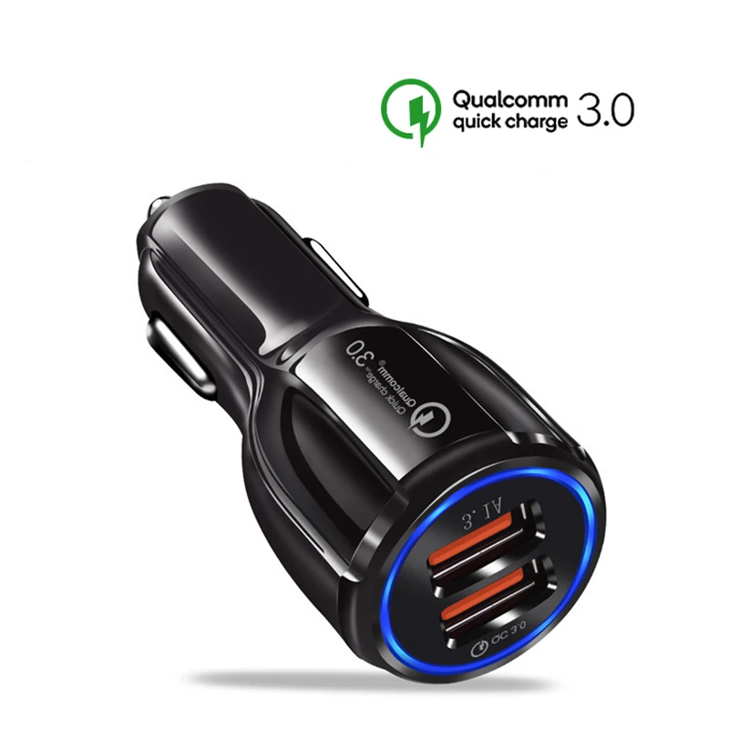 Car USB Charger Quick Charge 3.0 2.0 Mobile Phone Charger 2 Port USB Fast Car Charger for iPhone Samsung Tablet Car-Charger
Car USB Charger Quick Charge 3.0 2.0 Mobile Phone Charger 2 Port USB Fast Car Charger for iPhone Samsung Tablet Car-Charger