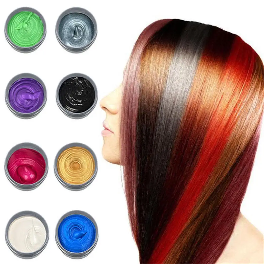2021 New Unisex Fashion Temporary Hair Color Wax Mud Dye Cream Non-toxic DIY Styling Hair Cream Party Crayons
2021 New Unisex Fashion Temporary Hair Color Wax Mud Dye Cream Non-toxic DIY Styling Hair Cream Party Crayons