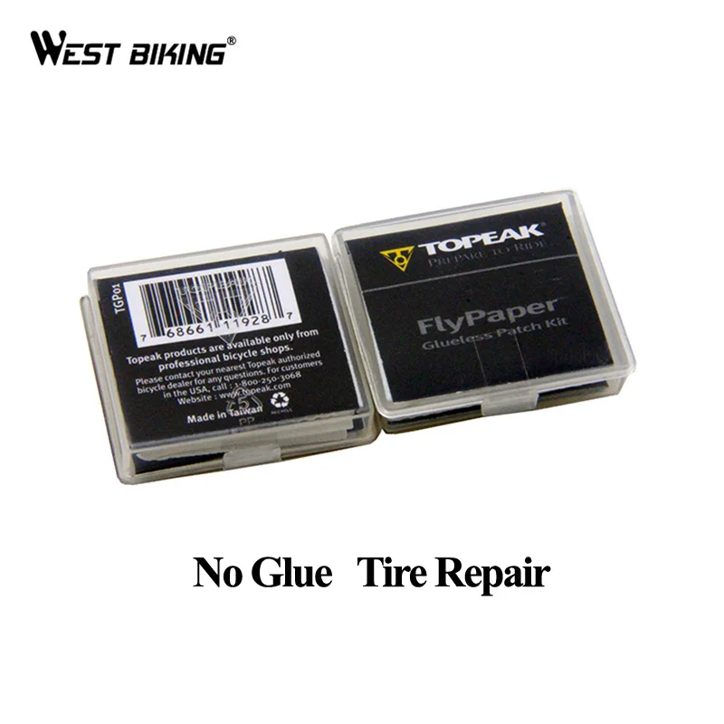 WEST BIKING Bicycle Tire Repair Kits MTB Mountain Road Bike Tire Quick Paper Glueless Patch Kit Cycling Bike Repair Tools
WEST BIKING Bicycle Tire Repair Kits MTB Mountain Road Bike Tire Quick Paper Glueless Patch Kit Cycling Bike Repair Tools