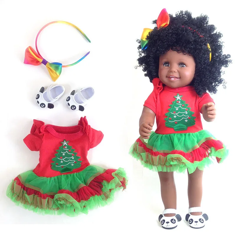 45cm new Full vinyl body silicone reborn baby girl with black skin African American bebe boneca reborn newborn dolls gift
45cm new Full vinyl body silicone reborn baby girl with black skin African American bebe boneca reborn newborn dolls gift