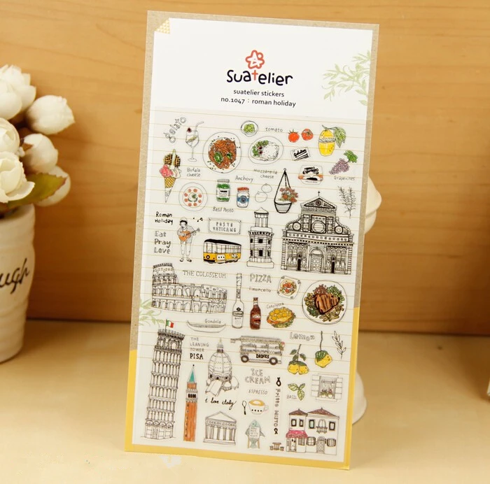 Retro Style Rome Vacations Decorative Sticker Diary Album Label Sticker DIY Scrapbooking Stationery Stickers Escolar
Retro Style Rome Vacations Decorative Sticker Diary Album Label Sticker DIY Scrapbooking Stationery Stickers Escolar