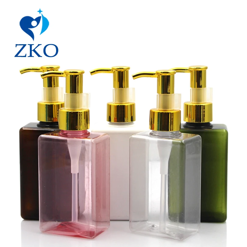 150ml PETG Clear Rectangular Bottle Golden Aluminum Oil Pump Refillable Lotion Bottle Empty Cosmetic Containers (Safety Buckles)
150ml PETG Clear Rectangular Bottle Golden Aluminum Oil Pump Refillable Lotion Bottle Empty Cosmetic Containers (Safety Buckles)