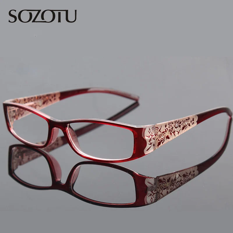 

SOZOTU Magnetic Reading Glasses Women Anti-Fatigue Anti-Radiation Diopter Presbyopic Glasses +1.0+1.5+2.0+2.5+3.0+3.5+4.0 YQ066