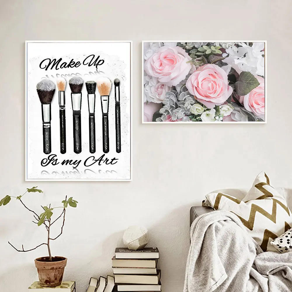 Fashion Makeup Picture Scandinavian Poster Nordic Flower Print Wall Art Canvas Painting Nature Living Room Decor Unframed
Fashion Makeup Picture Scandinavian Poster Nordic Flower Print Wall Art Canvas Painting Nature Living Room Decor Unframed