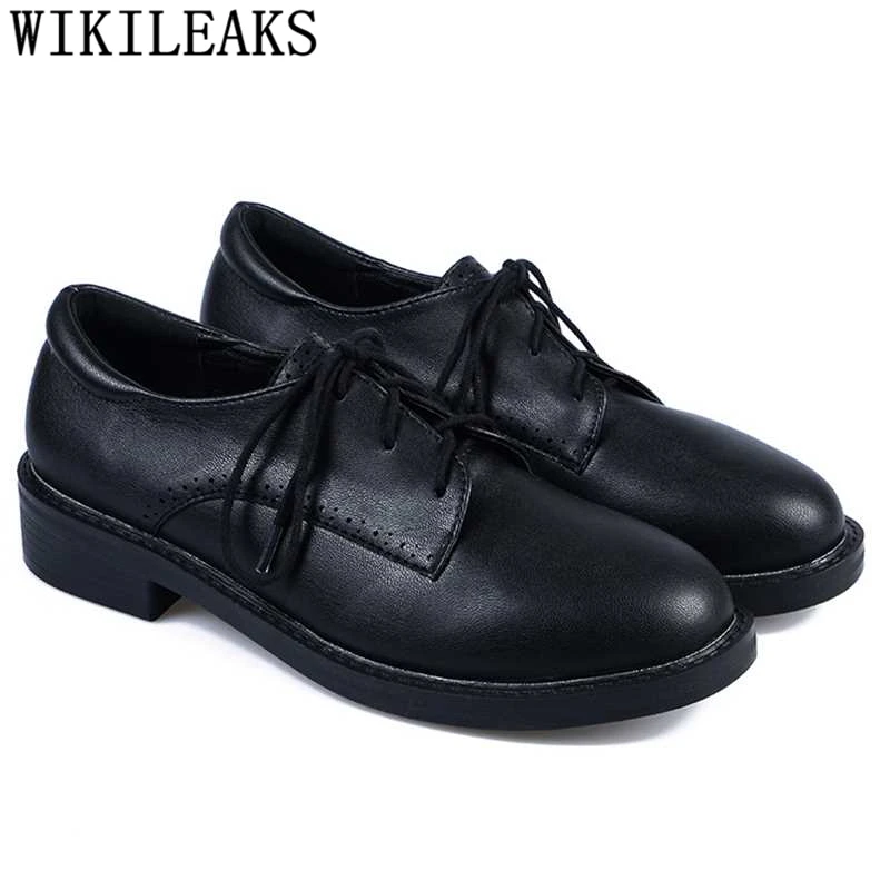 Oxford Shoes For Women Black Leather Shoes Women Fashion Korean Style Women Comfortable Shoes Creepers Chaussures Femme Ayakkabi
Oxford Shoes For Women Black Leather Shoes Women Fashion Korean Style Women Comfortable Shoes Creepers Chaussures Femme Ayakkabi