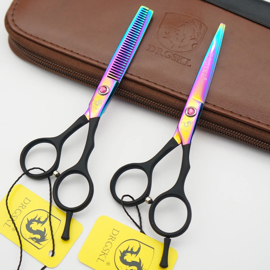 DRGSKL 5.5 inch blue elastic handle hair cutting scissors professional barber hairdressing scissors thinning shears hair tesoura
DRGSKL 5.5 inch blue elastic handle hair cutting scissors professional barber hairdressing scissors thinning shears hair tesoura