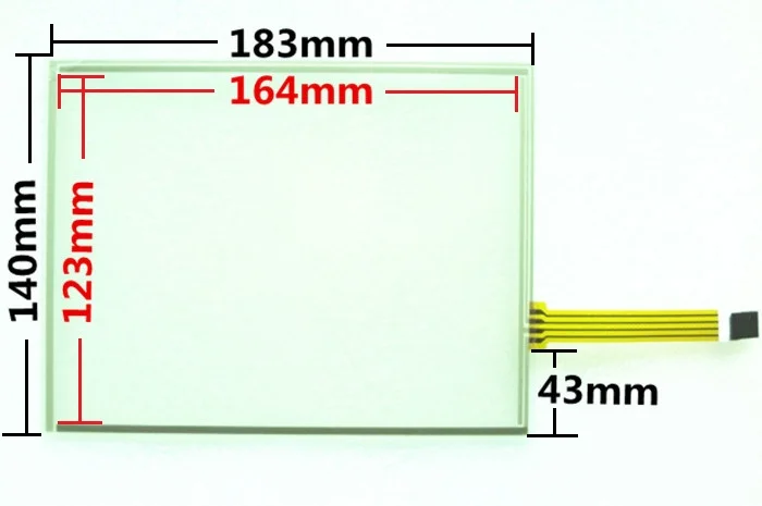 8 inch resistive touch screen, touch screen at080tn52v.1 four line microcomputer touch screen
8 inch resistive touch screen, touch screen at080tn52v.1 four line microcomputer touch screen