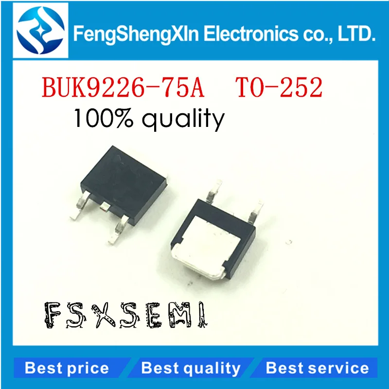 10pcs/lot New BUK9226-75A N-channel TrenchMOS logic level FET TO-252