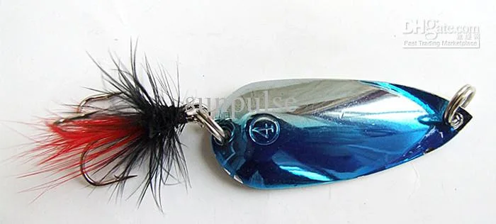 NewArrival - New Trolling Spoon Bait metal Fishing baits Tied feathers spoon bait 8g
NewArrival - New Trolling Spoon Bait metal Fishing baits Tied feathers spoon bait 8g