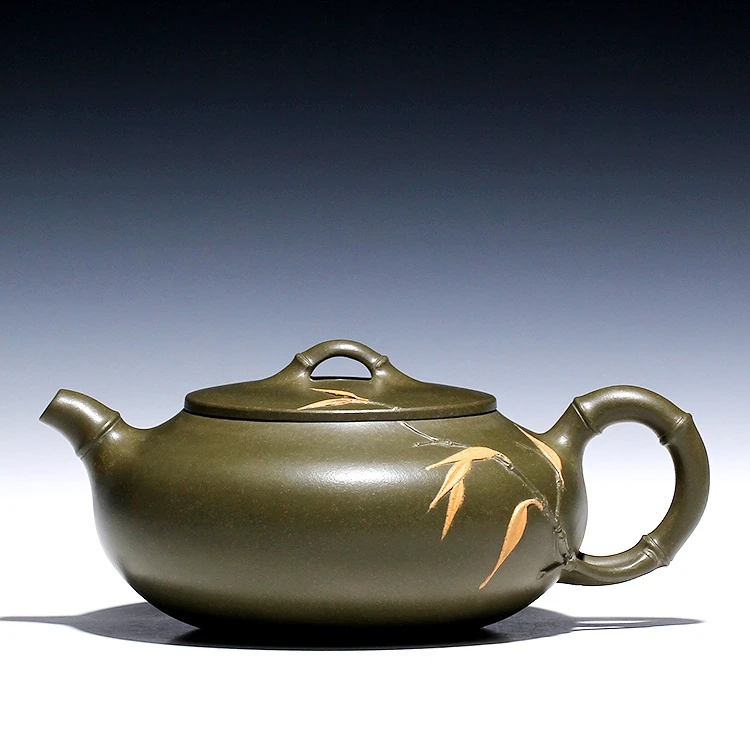 250ml Authentic Yixing Teapot Xiu Zhu Bamboo Pot Master Handmade Purple Clay Zisha Chinese Tea Set Vintage Kettle Tea Maker Pot
250ml Authentic Yixing Teapot Xiu Zhu Bamboo Pot Master Handmade Purple Clay Zisha Chinese Tea Set Vintage Kettle Tea Maker Pot