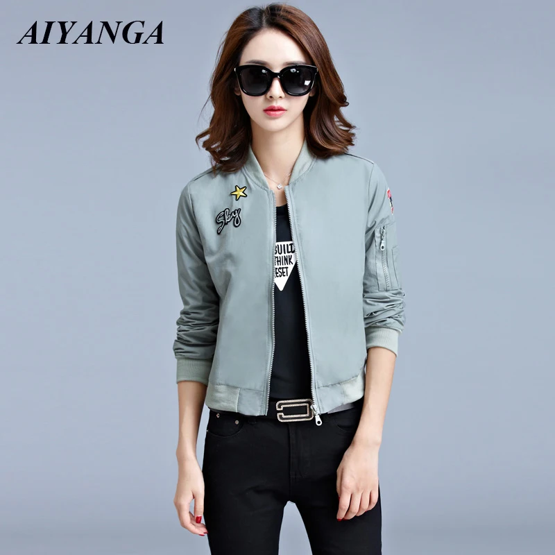 New Jackets Women 2019 Spring Outerwear Womens Baseball uniform Fashion Casual Female Long Sleeve Jacket Female
New Jackets Women 2019 Spring Outerwear Womens Baseball uniform Fashion Casual Female Long Sleeve Jacket Female