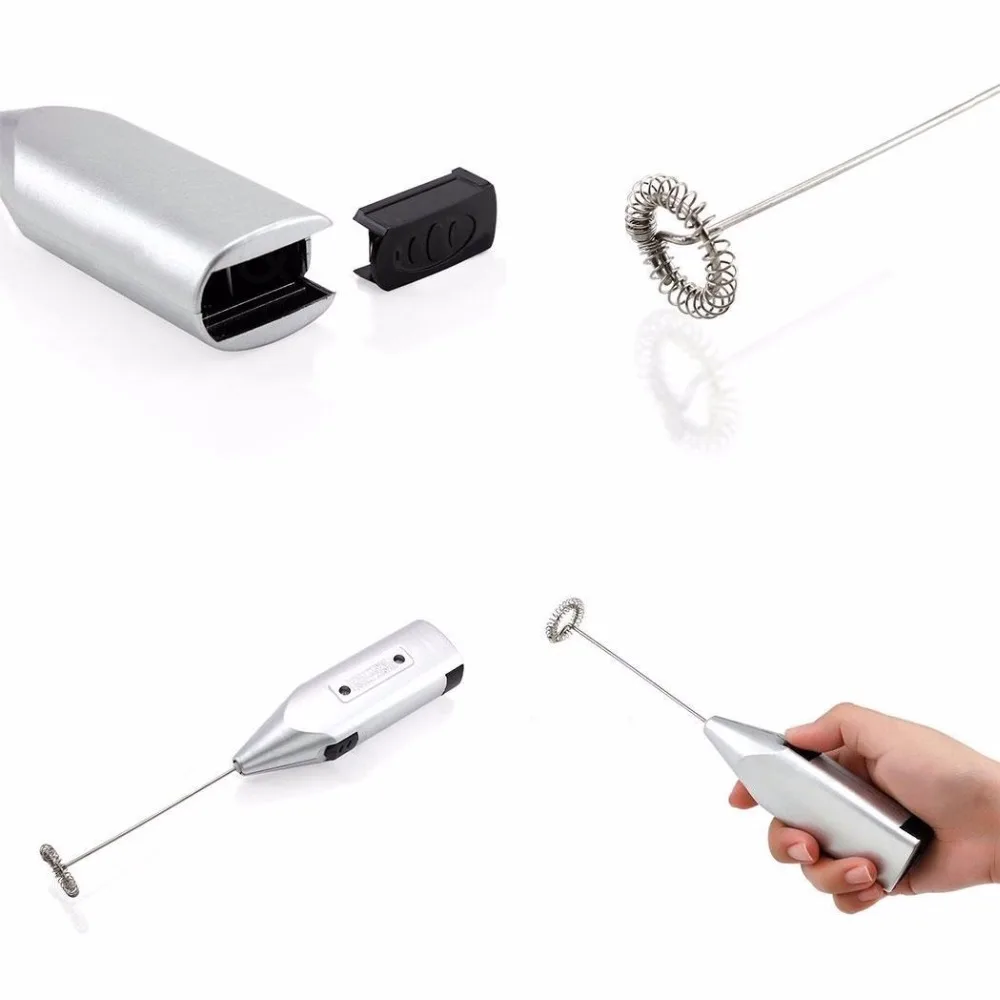1pc ABS Stainless Steel Mini Egg Beater Electric Coffee Stirrer Drinks Milk Frother Foamer Mixer Juice Muddler Kitchen Bar Tools
1pc ABS Stainless Steel Mini Egg Beater Electric Coffee Stirrer Drinks Milk Frother Foamer Mixer Juice Muddler Kitchen Bar Tools