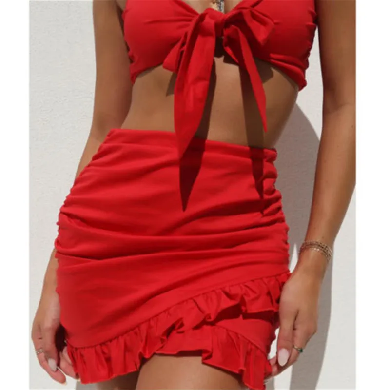 Fashion Women Sexy 2 Piece Solid Bodycon Two Piece Crop Top and Skirt Set Lace Up Party
Fashion Women Sexy 2 Piece Solid Bodycon Two Piece Crop Top and Skirt Set Lace Up Party