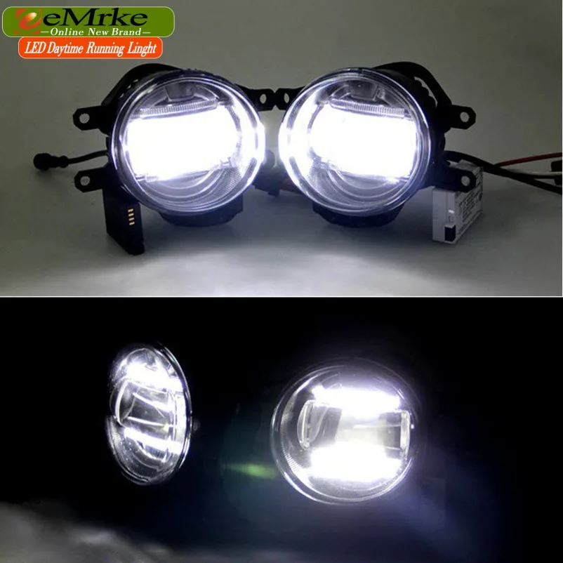 eeMrke Car Styling DRL For Toyota Sienna XL30 2010 + 2in1 Brighter LED Fog Light Lamp With Q5 Lens Daytime Running Lights
eeMrke Car Styling DRL For Toyota Sienna XL30 2010 + 2in1 Brighter LED Fog Light Lamp With Q5 Lens Daytime Running Lights