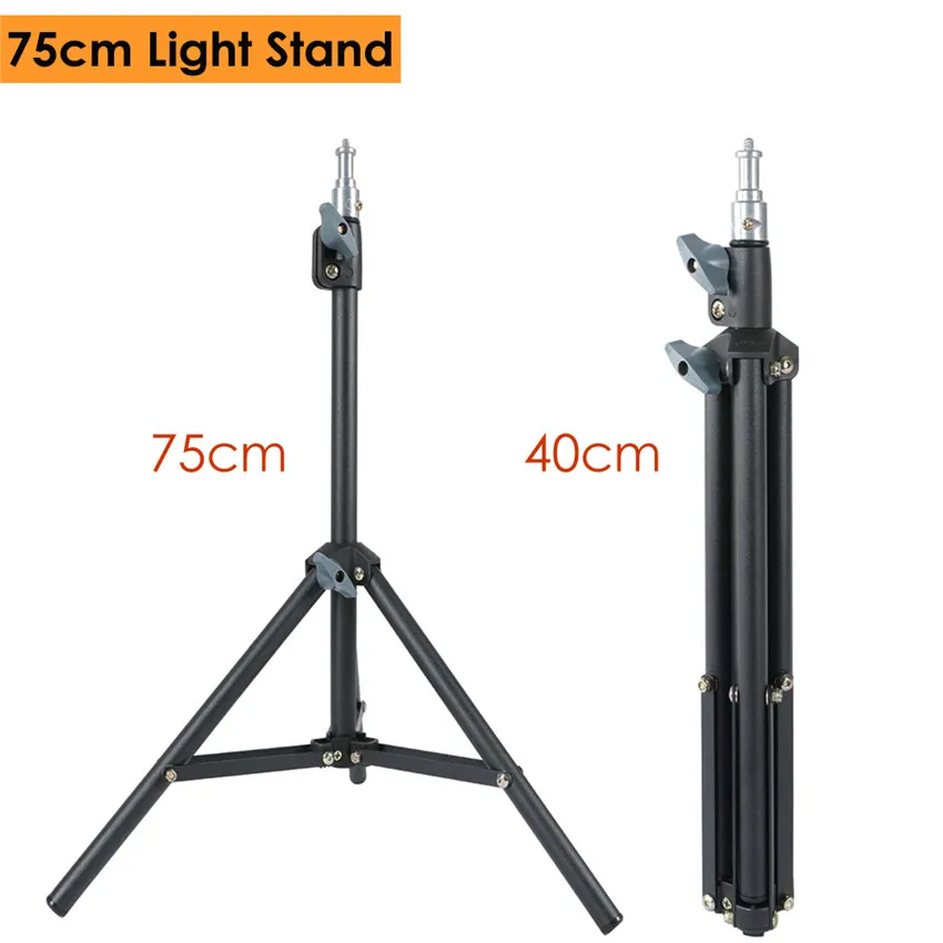 Mini 40cm Studio Lighting Photo Light Lamp Tripod Stand Bracket For Flash Strobe Light #301
Mini 40cm Studio Lighting Photo Light Lamp Tripod Stand Bracket For Flash Strobe Light #301