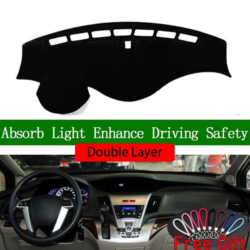 Double Layer Car Stickers For Honda odyssey 2009 2010 2011 2012-2014 Dashboard Cover Car Accessories Interior Anti-UV Car Decals
Double Layer Car Stickers For Honda odyssey 2009 2010 2011 2012-2014 Dashboard Cover Car Accessories Interior Anti-UV Car Decals