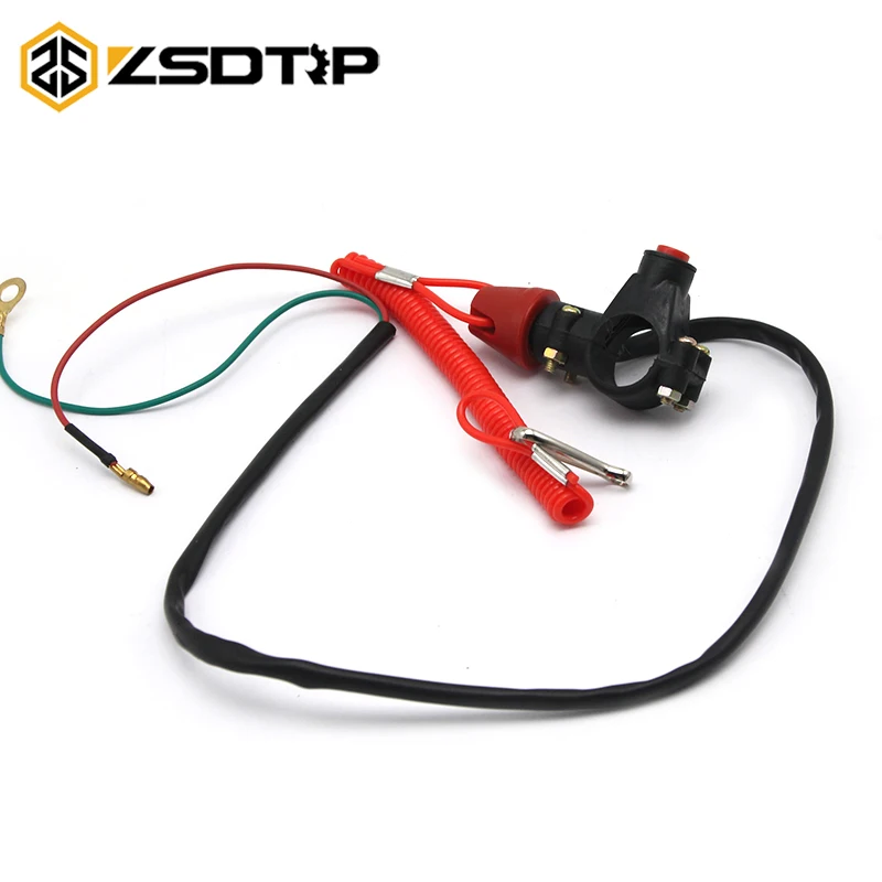ZSDTRP Universal 7/8'' 22mm Safety Black Universal Engine Stop Tether Lanyard Closed Kill Switch For Motorcycle Quad Bike
ZSDTRP Universal 7/8'' 22mm Safety Black Universal Engine Stop Tether Lanyard Closed Kill Switch For Motorcycle Quad Bike