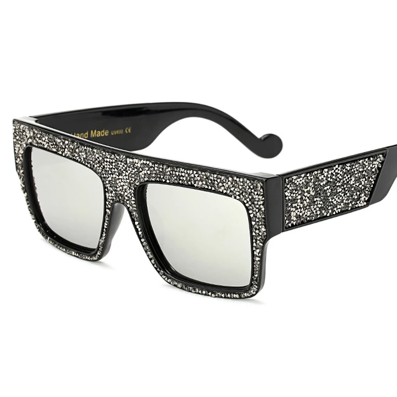 2019 новые негабаритные роскошные квадратные солнцезащитные очки для женщин