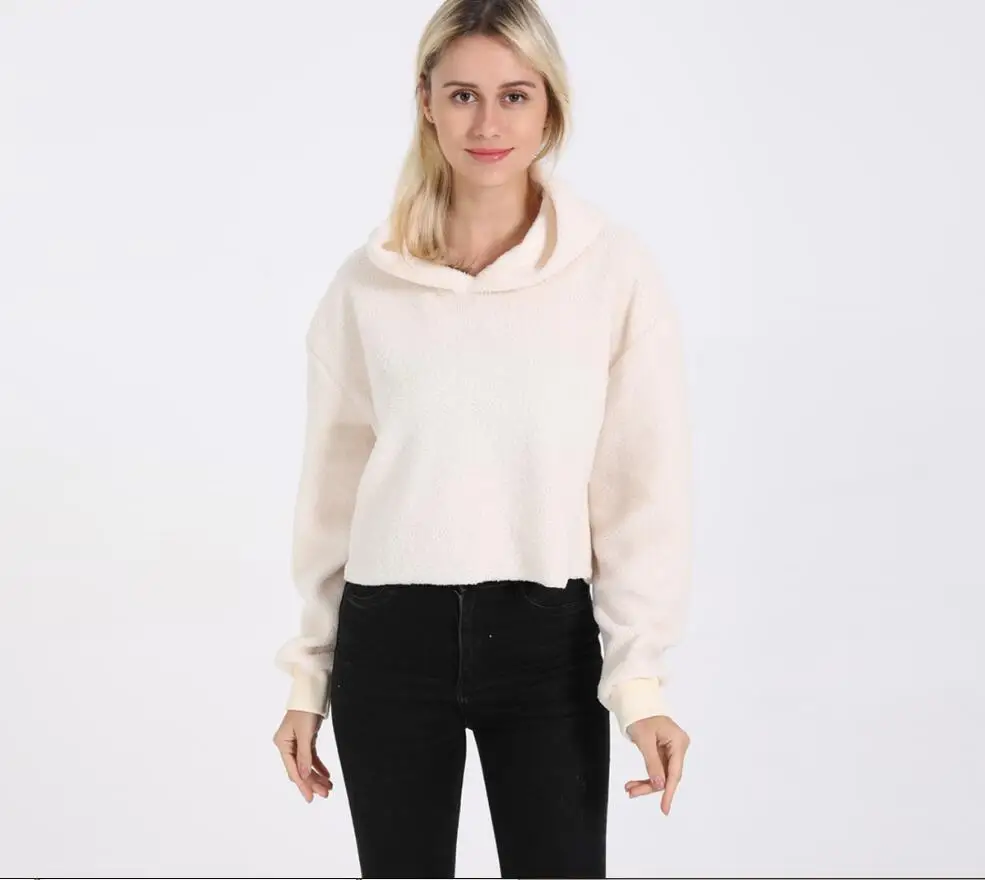 2019 Autumn Winter Women Long Sleeve Hoodies Casual Warm Curly Lamb Faux Fur Sweatshirt Fashion Hooded Tops Thicken Coat
2019 Autumn Winter Women Long Sleeve Hoodies Casual Warm Curly Lamb Faux Fur Sweatshirt Fashion Hooded Tops Thicken Coat