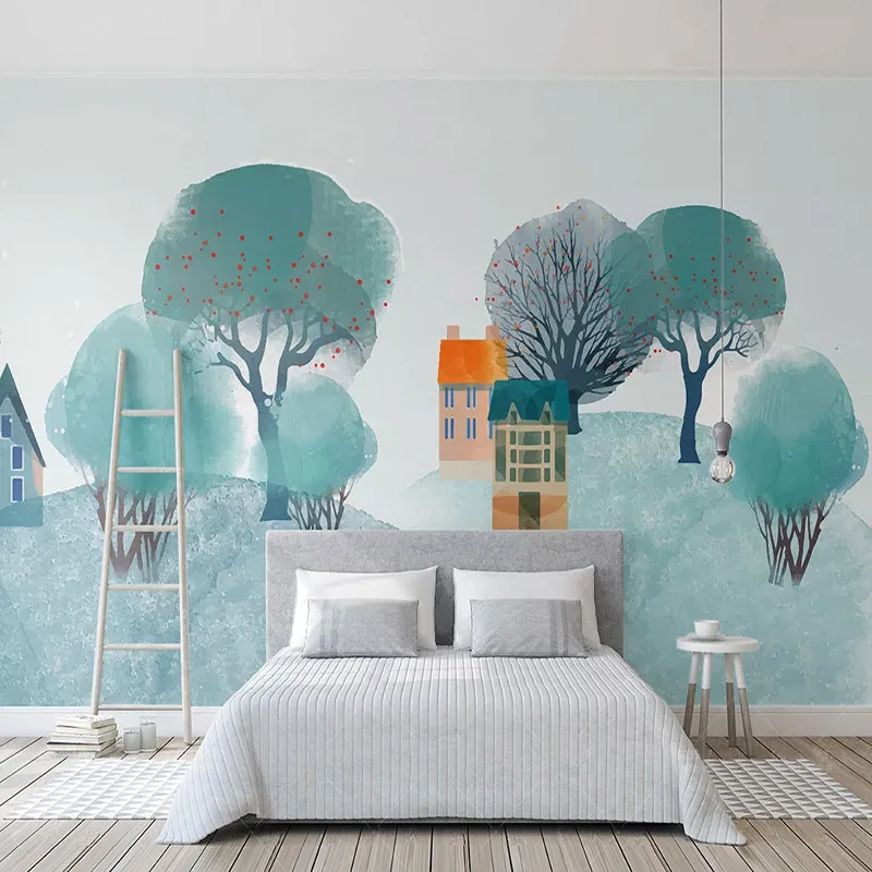 Custom Self-Adhesive Waterproof Sticker Mural 3D Tree Hill House Wallpaper Wall Painting Living Room Cartoon Kids Bedroom Fresco
Custom Self-Adhesive Waterproof Sticker Mural 3D Tree Hill House Wallpaper Wall Painting Living Room Cartoon Kids Bedroom Fresco