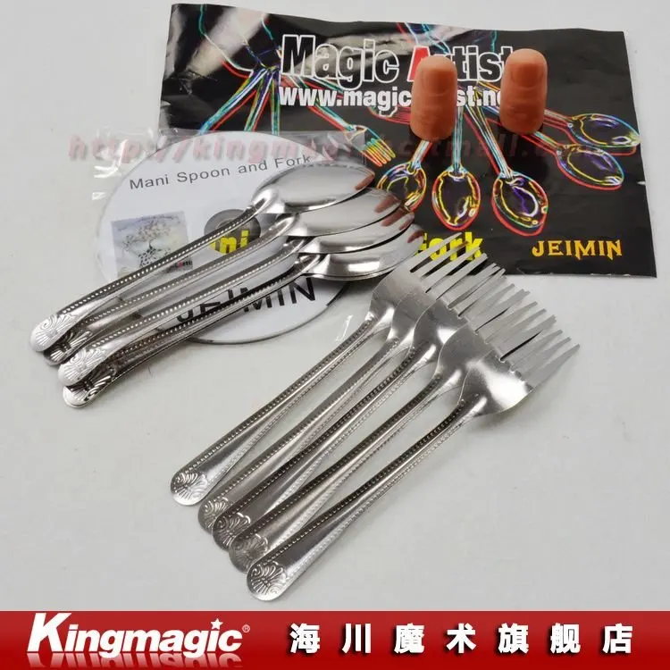 Mani Spoon and Fork (without DVD) Close Up Magic Magic Sets Magic Tricks Magic Props Magic Toys
Mani Spoon and Fork (without DVD) Close Up Magic Magic Sets Magic Tricks Magic Props Magic Toys