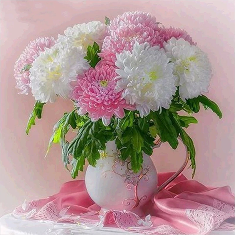 5D Diy Diamond Embroidery flowers chrysanthemum home decor round/square Diamond painting floral moasic picture pastes picture
5D Diy Diamond Embroidery flowers chrysanthemum home decor round/square Diamond painting floral moasic picture pastes picture