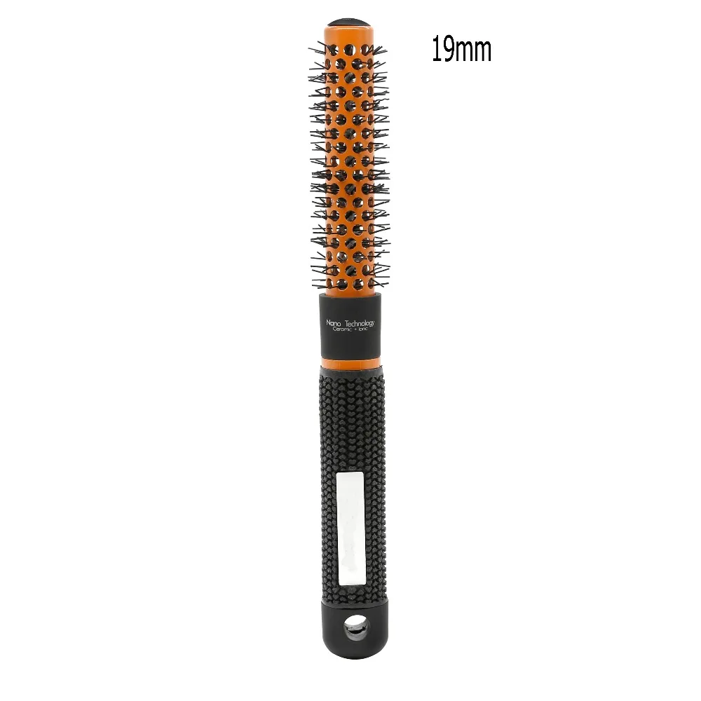 CestoMen Orange Nano Ionic Thermal Hairdressing Brush Ceramic Hair Comb For Hair Curling, Blowing, Straightening Round Hairbrush
CestoMen Orange Nano Ionic Thermal Hairdressing Brush Ceramic Hair Comb For Hair Curling, Blowing, Straightening Round Hairbrush