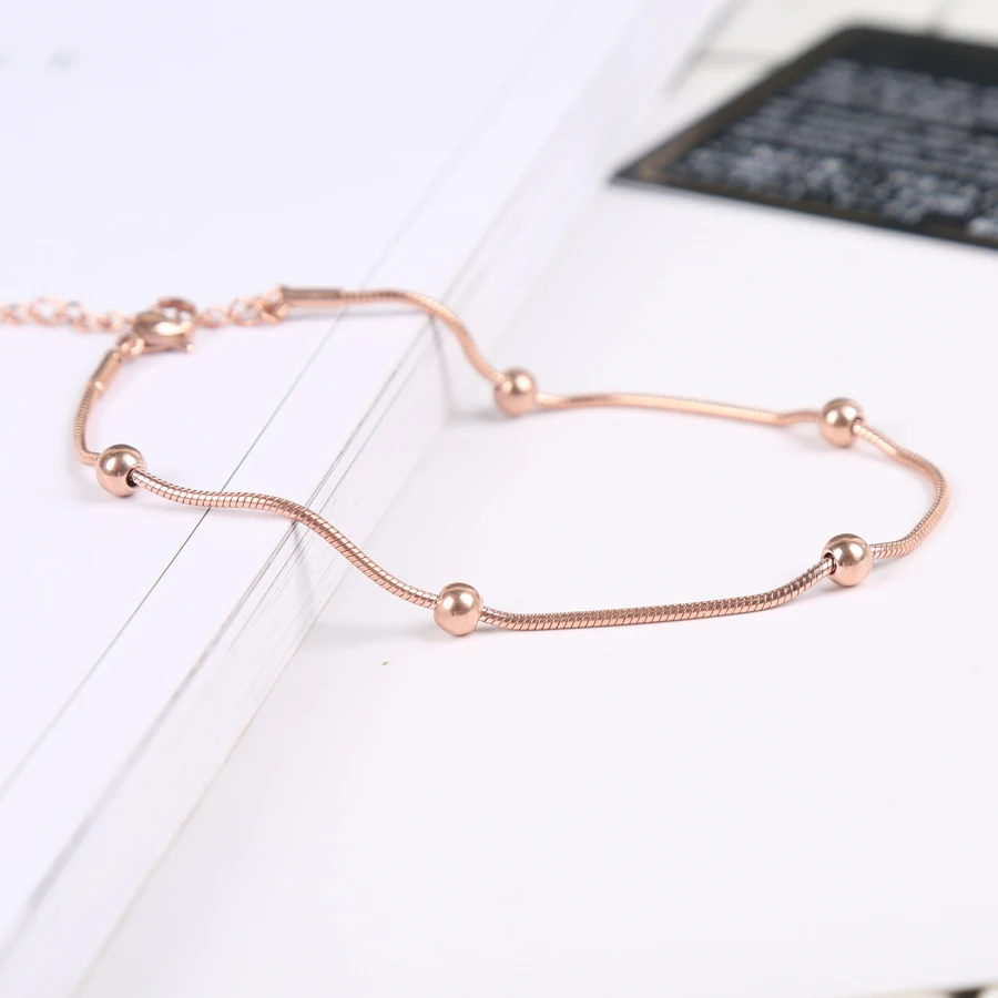 YUNRUO 2020 Fashion Brand Rose Gold Silver Color Bracelet Snake Chain for Woman Charm 316L Stainless Steel Jewelry Prevent Fade
YUNRUO 2020 Fashion Brand Rose Gold Silver Color Bracelet Snake Chain for Woman Charm 316L Stainless Steel Jewelry Prevent Fade