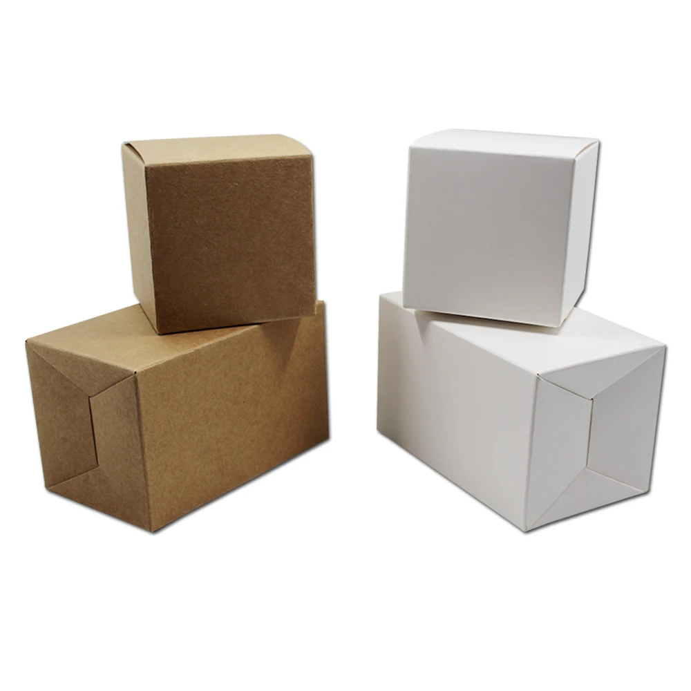 50Pcs/lot Blank White Brown Kraft Paper Folding Box Jewelry Crafts Paperboard Packaging Box Candy Chocolate Package Paper Box
50Pcs/lot Blank White Brown Kraft Paper Folding Box Jewelry Crafts Paperboard Packaging Box Candy Chocolate Package Paper Box