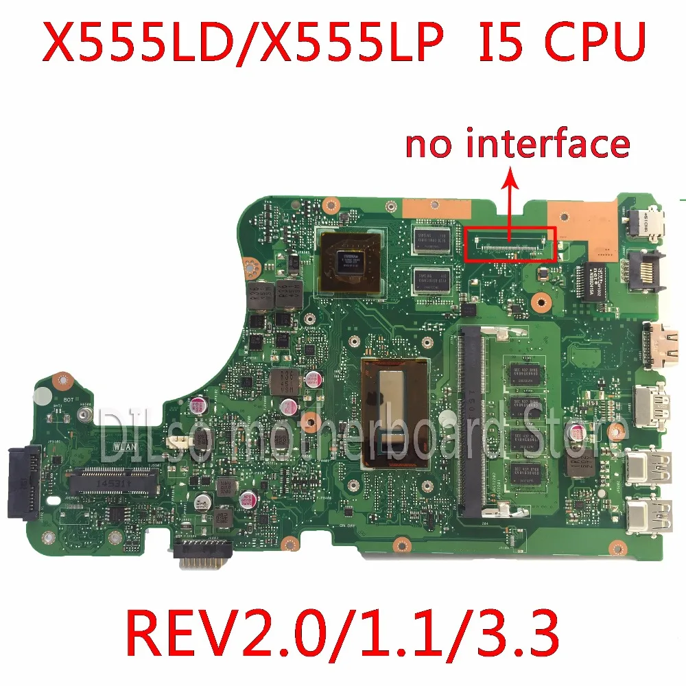 KEFU X555LD для ASUS X555LD X555LP материнская плата для ноутбука W519L VM590L I5 CPU подходит для rev2.0/rev3.3/rev1.1 тестовая работа материнской платы
KEFU X555LD для ASUS X555LD X555LP материнская плата для ноутбука W519L VM590L I5 CPU подходит для rev2.0/rev3.3/rev1.1 тестовая работа материнской платы